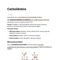 Carboidratos - Bioquímica