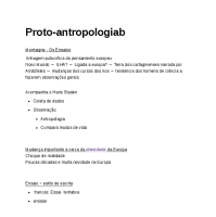Proto Antropologia