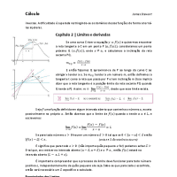Resumo: Limites e derivadas